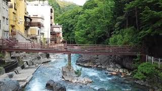 四万温泉いずみや　近隣をドローンで空撮