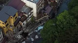 四万温泉いずみやドローン画像