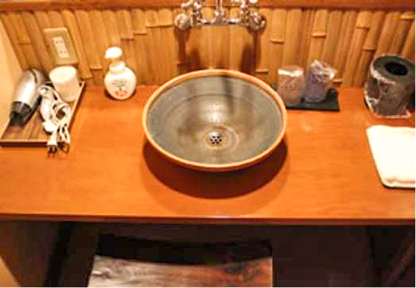 客間で静かにくつろぐひととき。