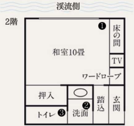 水花間取りの画像