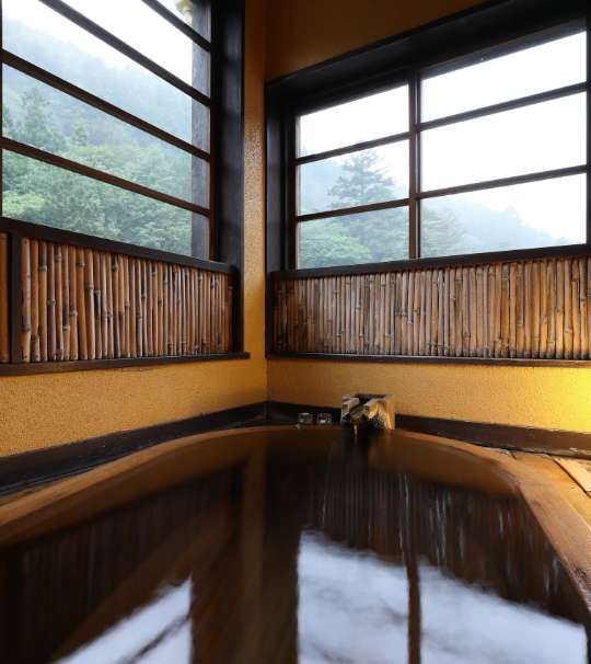 客室露天風呂「水月」の画像